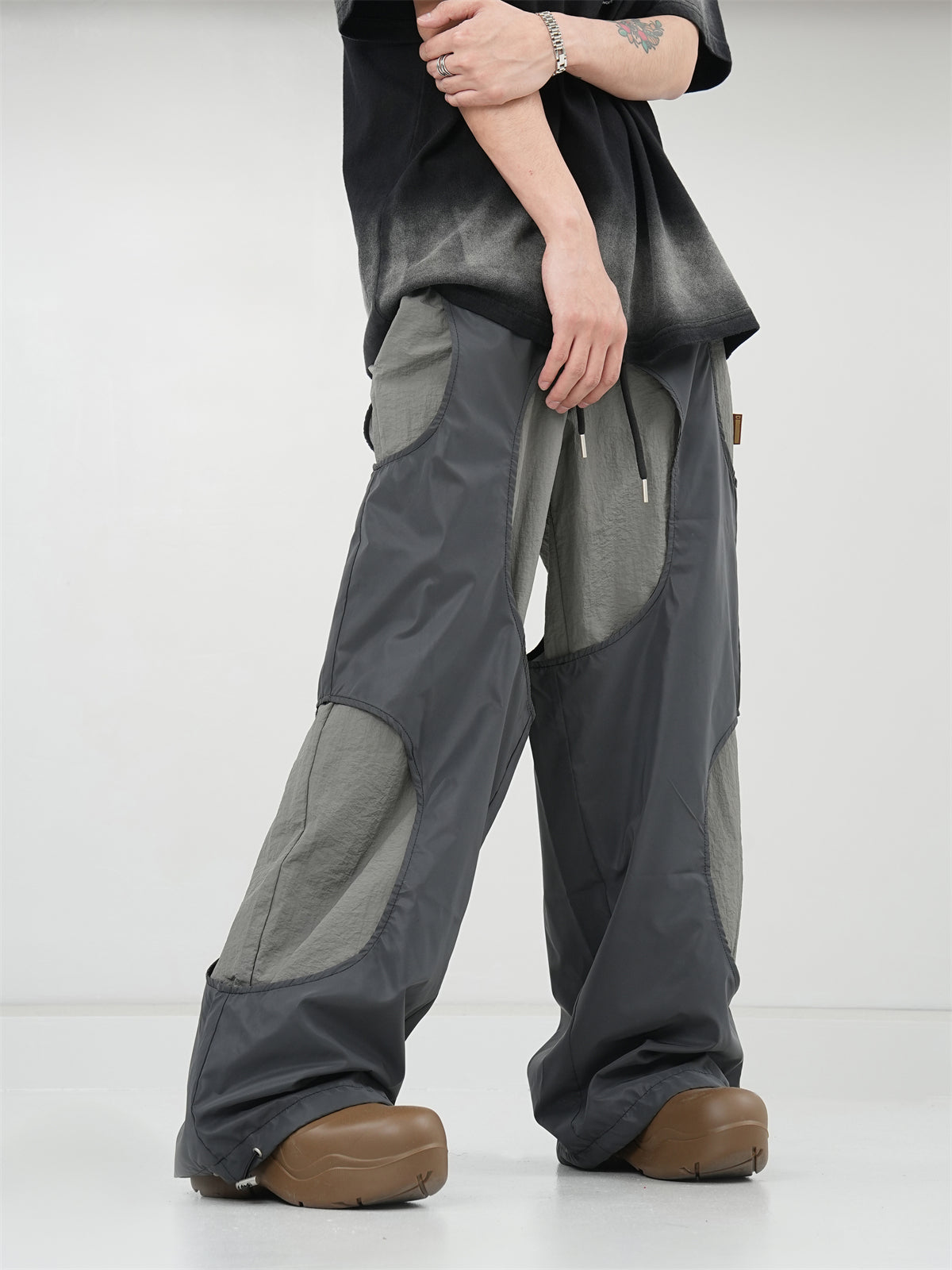 BTSG American Vintage Loose wide-Leg Athleisure Pants