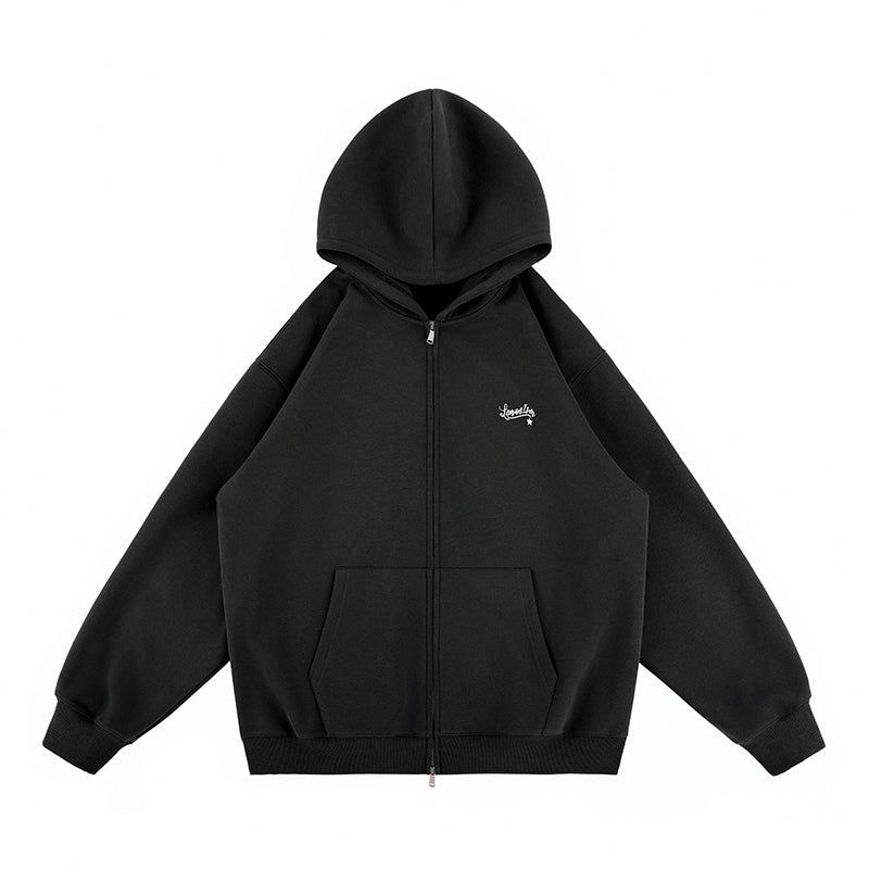 Lemanism 420g 2 Sided Zipper Hoodie Jacket