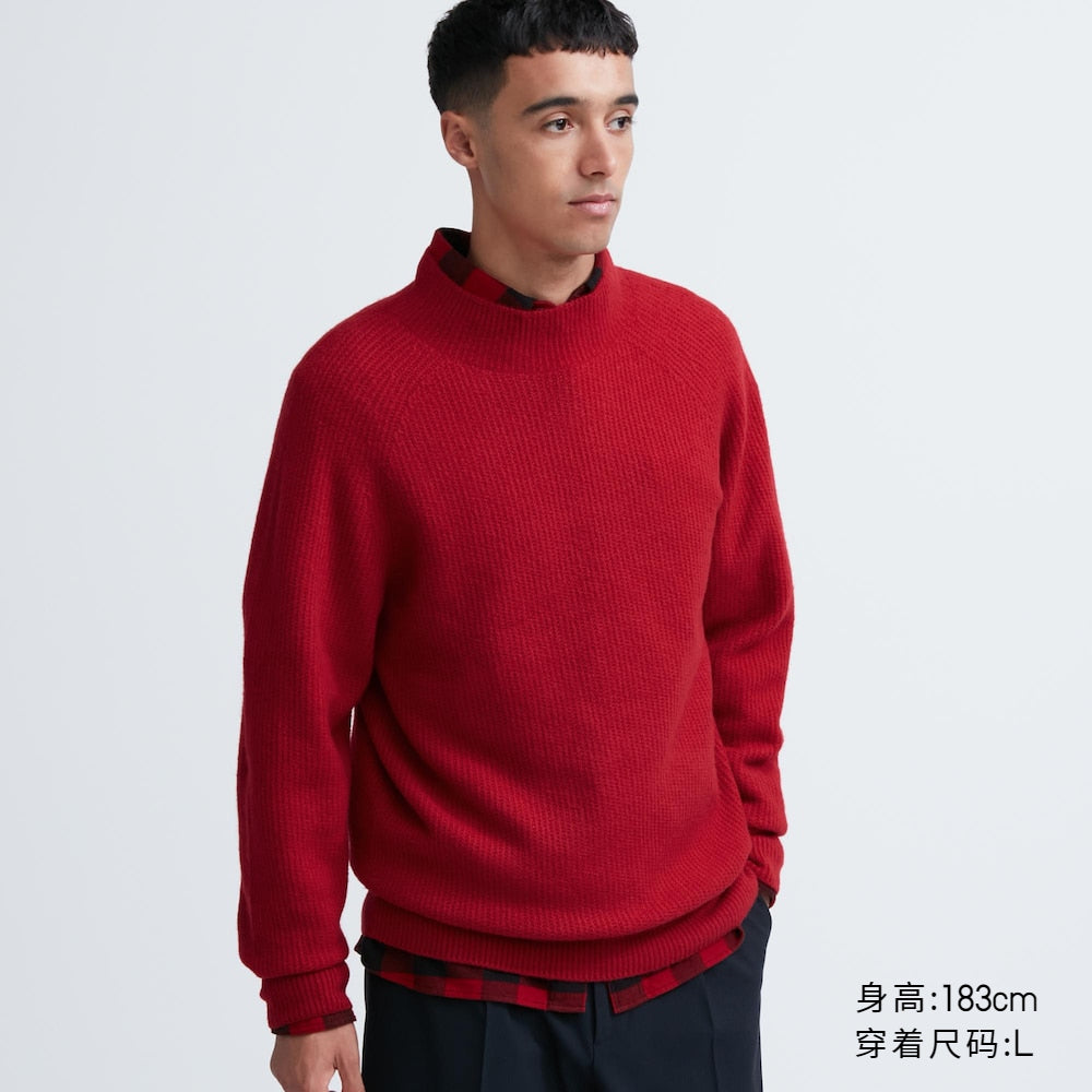 Uniqlo 3D Souffle Yarn Turtleneck Knitwear