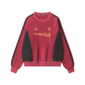 Nariele Sports Style Loose Long Sleeve Crew Neck Letter Prints Sweatshirt