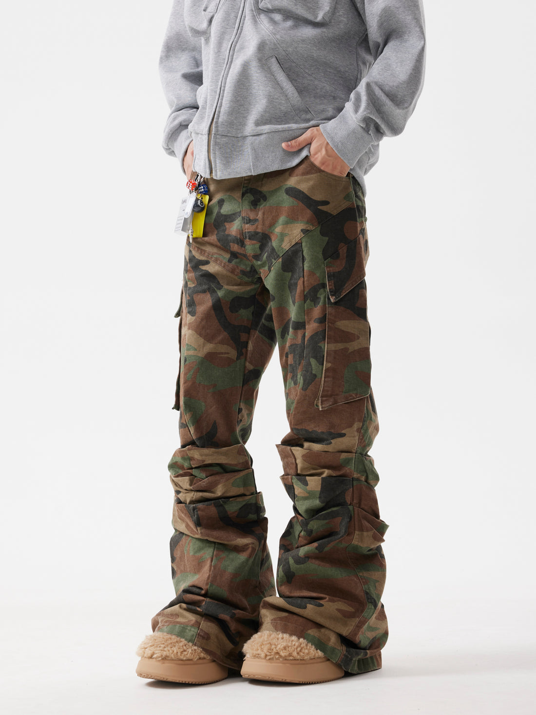 BTSG American Vintage Camouflage Niche Casual Cargo Pants