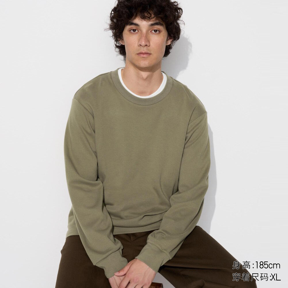 Uniqlo Couple Soft Crew Neck Long Sleeve Tee