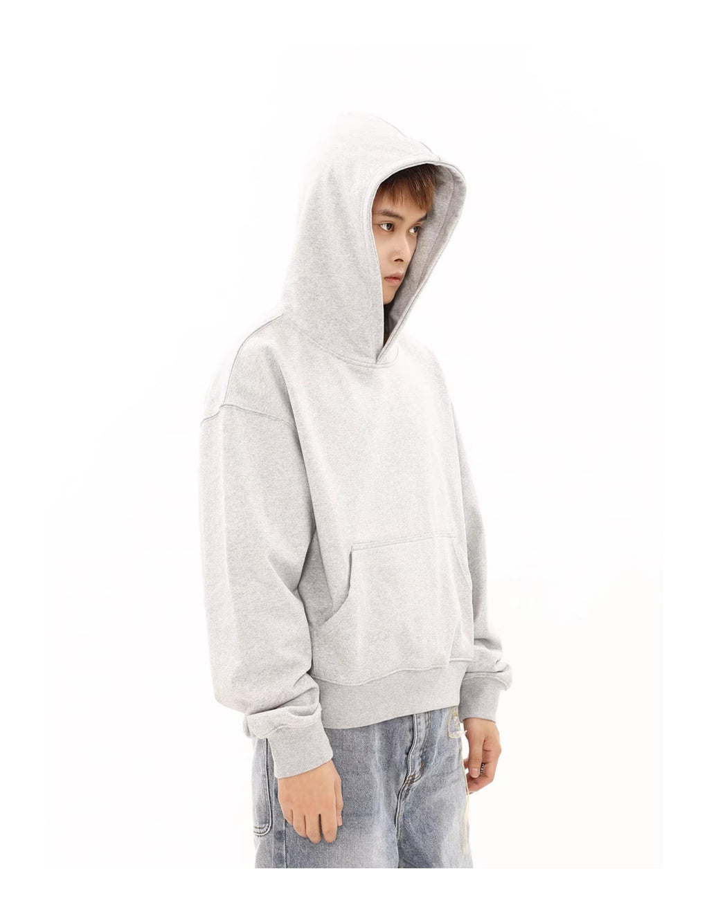 BTSG Cropped Commuter Boxy Hoodie