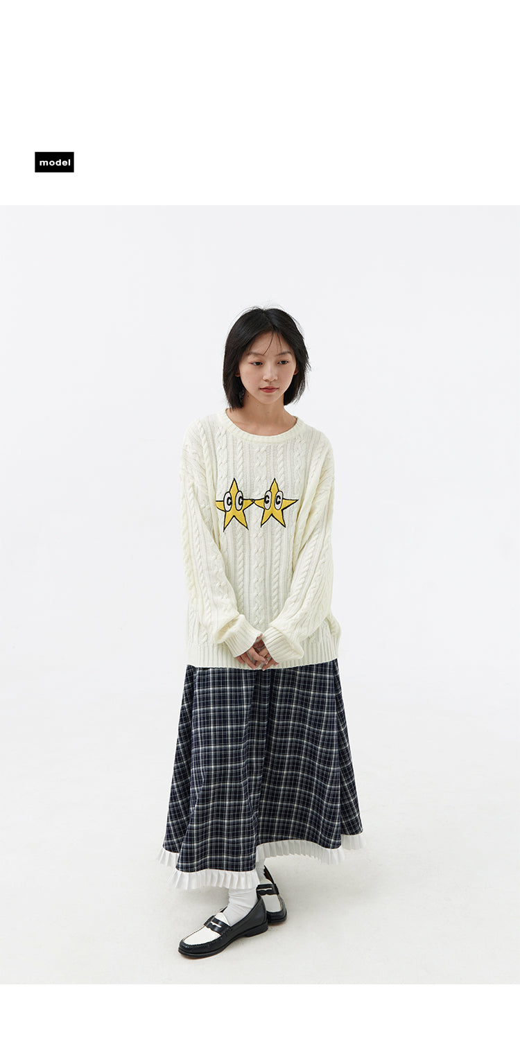 CryingCenter CC Handle Star Jumper Sweater