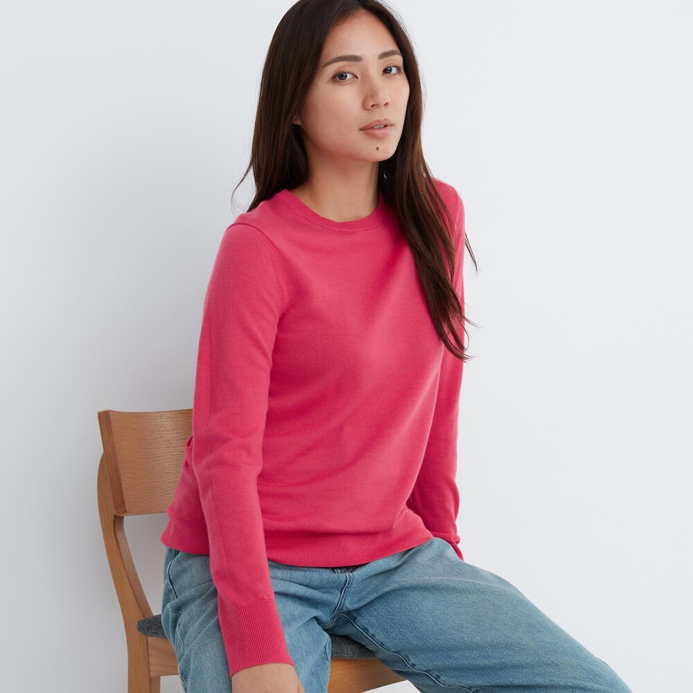 UNIQLO Women's Crewneck Knit Sweater