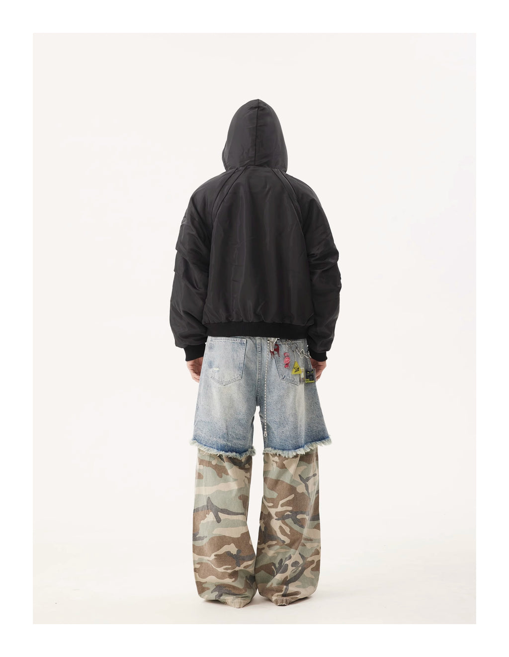 BTSG Reversible Lambswool Hooded Jacket