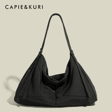 CAPIE &KURI cloth large tote bag Lady's casual travel shoulder bag