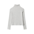 Nariele Long-sleeved Top Turtle-neck Basic Wear Knitted Slim Sweater