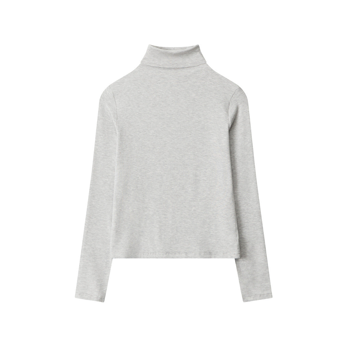 Nariele Long-sleeved Top Turtle-neck Basic Wear Knitted Slim Sweater