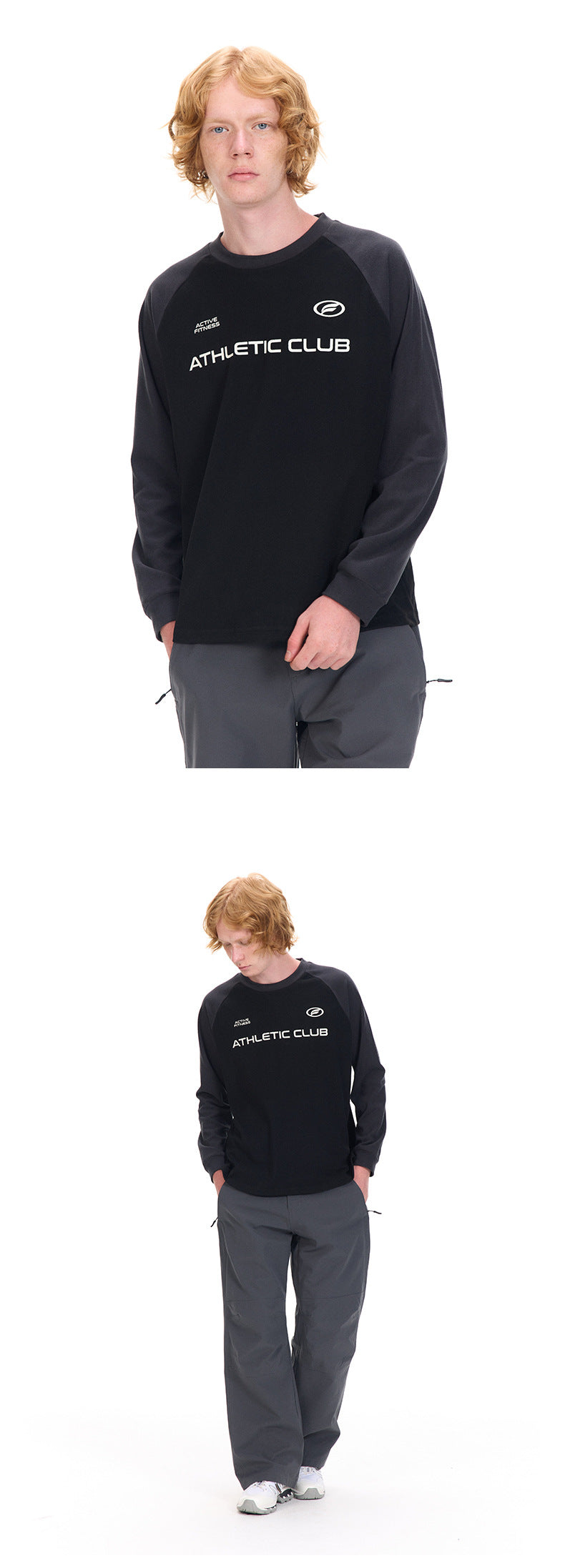 UNF American Reversible Velvet Long Sleeve Tee