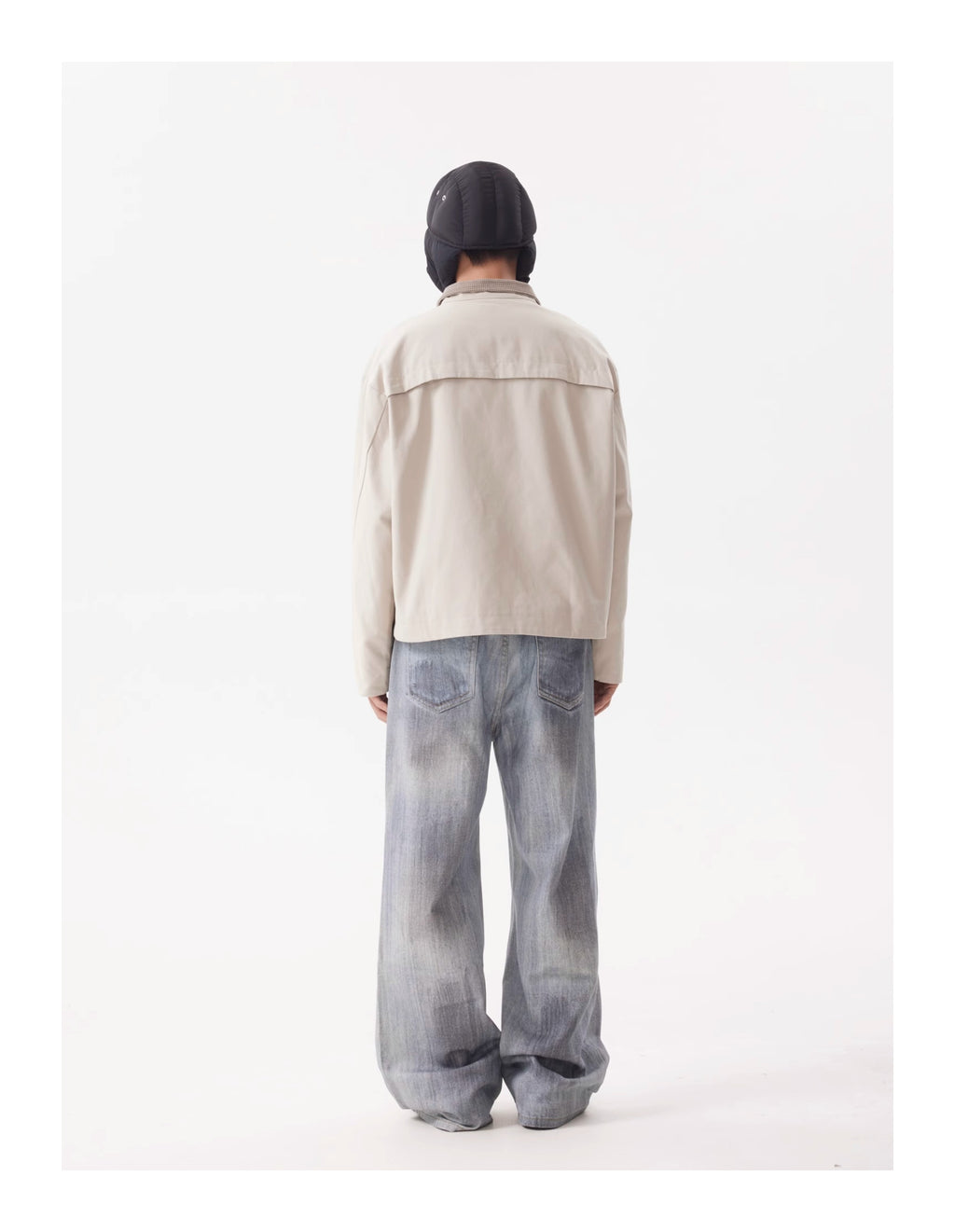 BTSG Harrington Flash Lapel Cropped Jacket