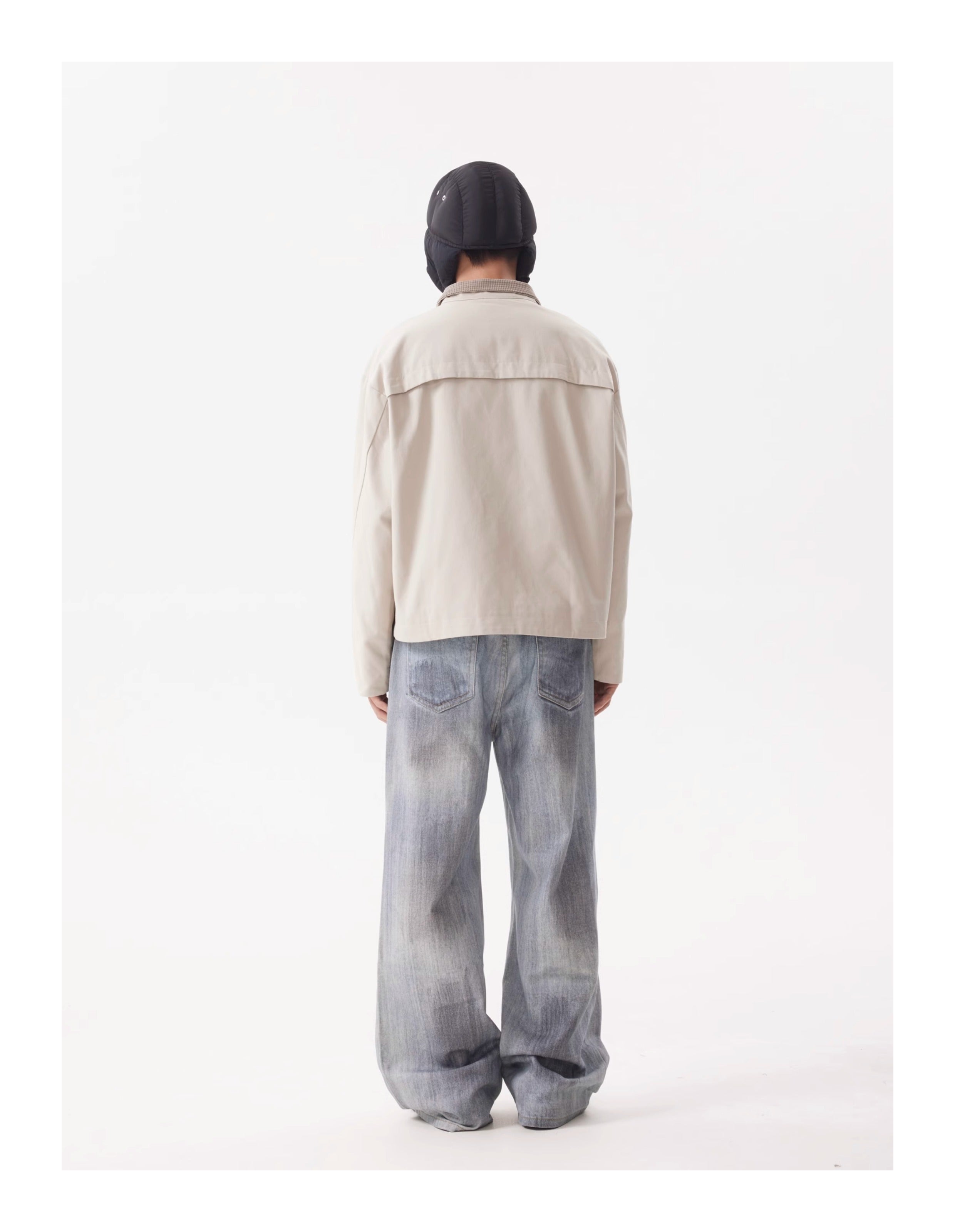 BTSG Harrington Flash Lapel Cropped Jacket