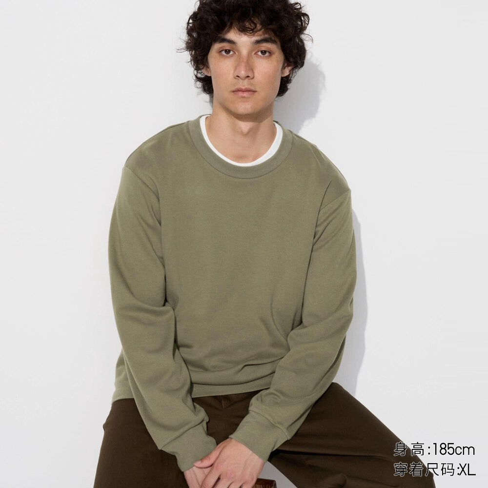Uniqlo Couple Soft Crew Neck Long Sleeve Tee