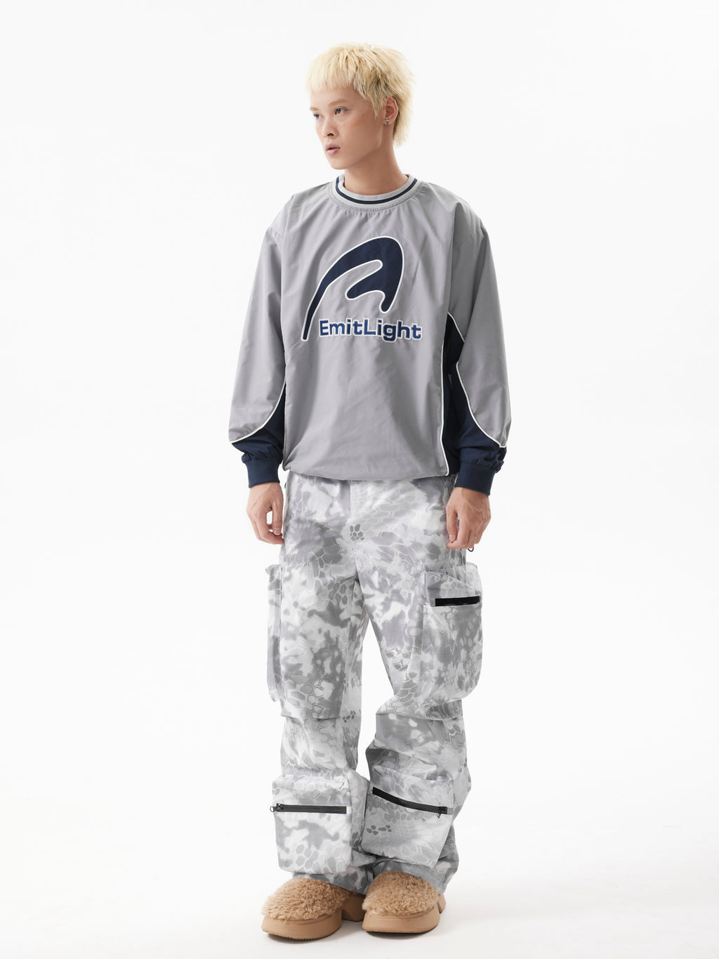 BTSG American Retro Multi-Pocket Camouflage Cargo Pants