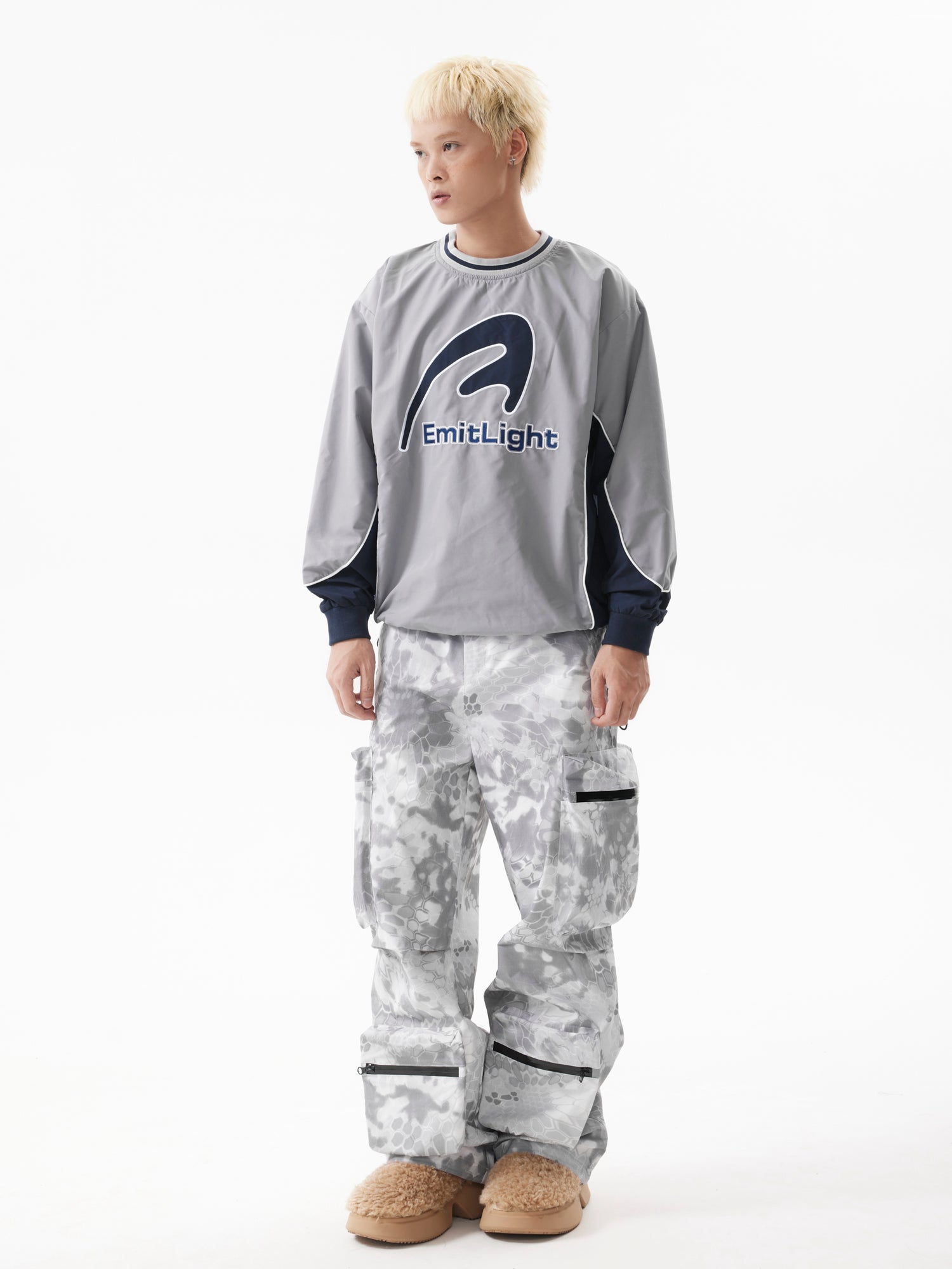 BTSG American Retro Multi-Pocket Camouflage Cargo Pants