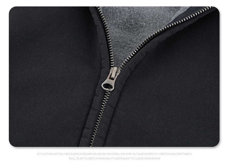 FORGIVNESS Heavy Cleanfit Washed Cardigan Zipper Hoodie