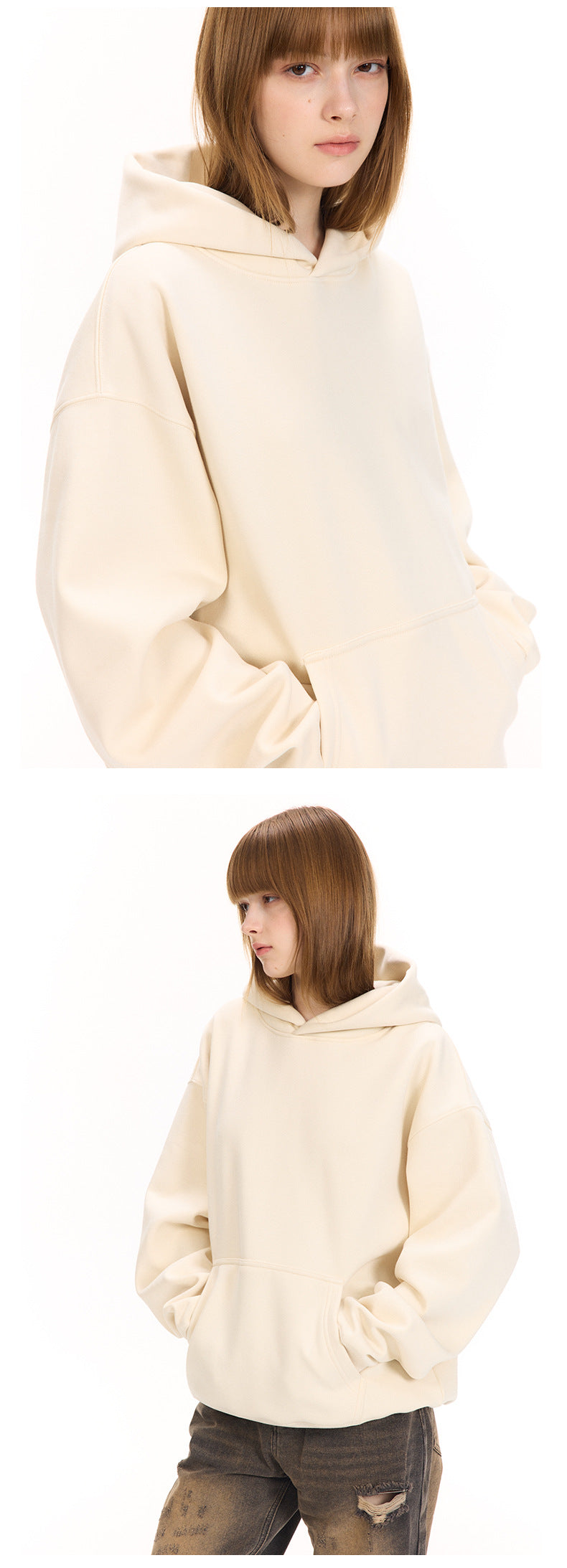 (Clearance) UNF American Thick 500G Fleece Hoodie