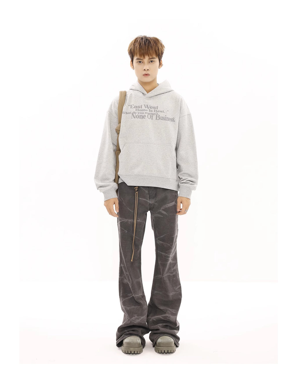 BTSG Skinny Distressed Bootcut Jeans