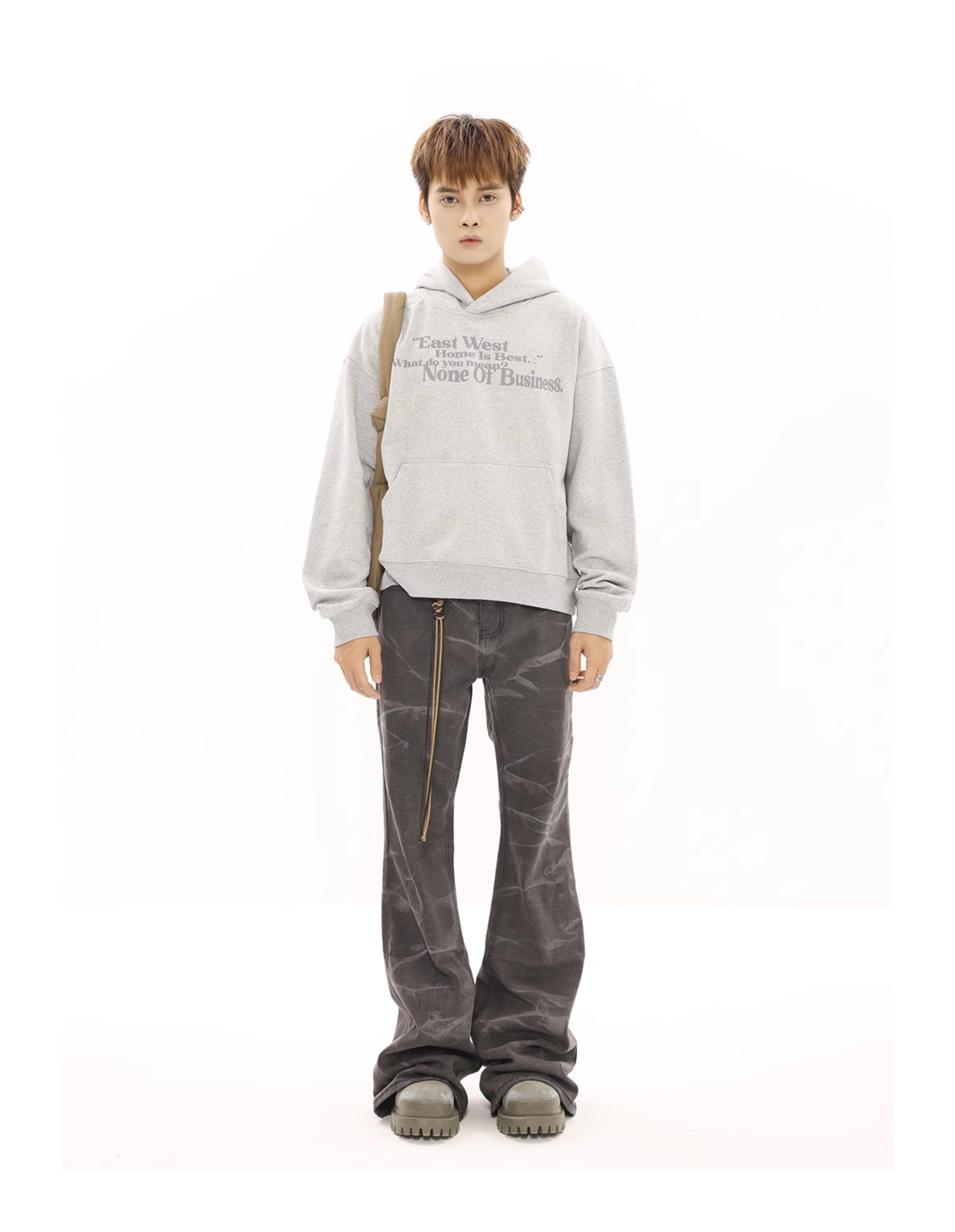 BTSG Skinny Distressed Bootcut Jeans