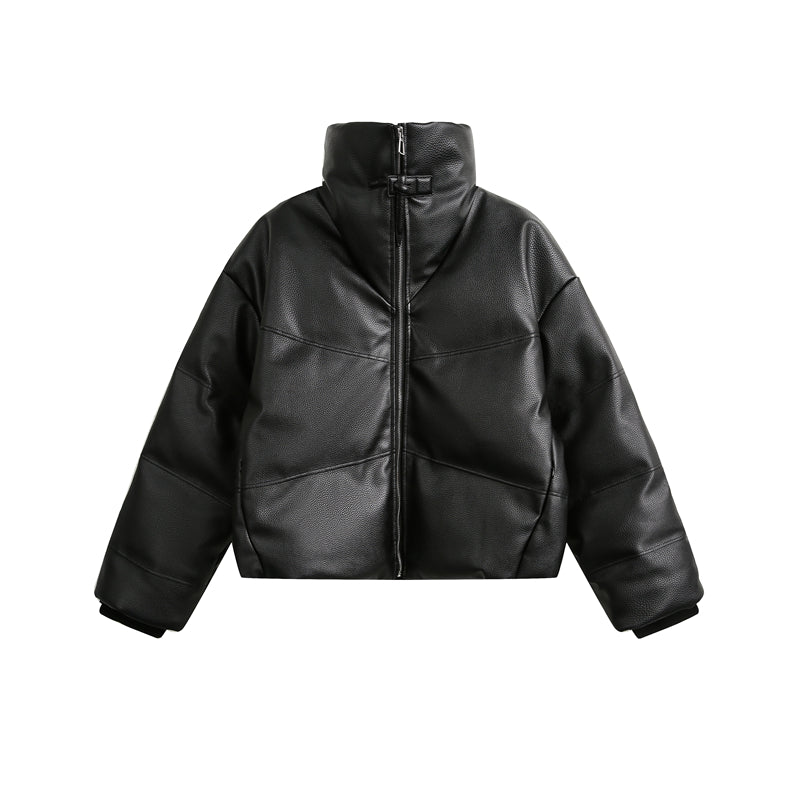 "Clearance" BTSG Segmentation Sense PU Leather Jacket