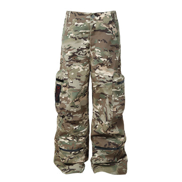 BTSG American Camouflage Camouflage Paratrooper cargo pants