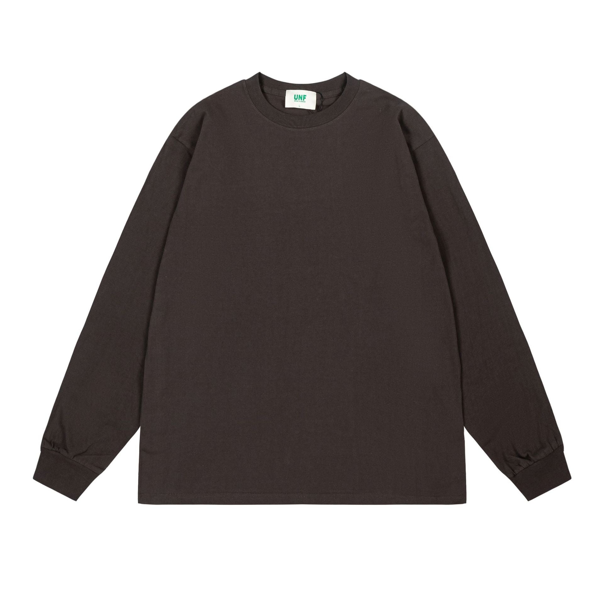 UNF Heavy 100% Cotton Loose Basic Understooth Long Sleeve Tee