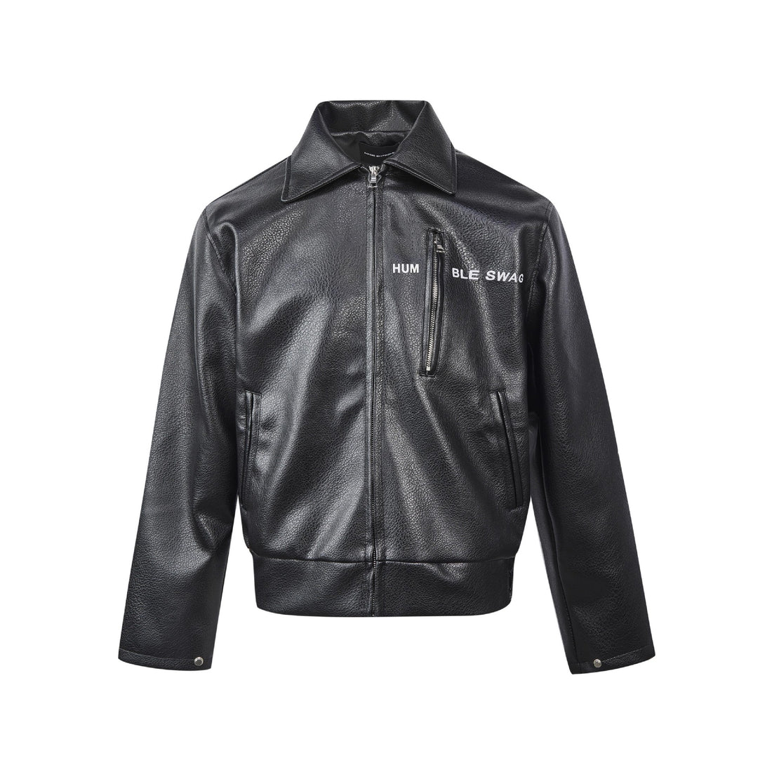 MADEEXTREME Leather Jacket Biker Embroidery