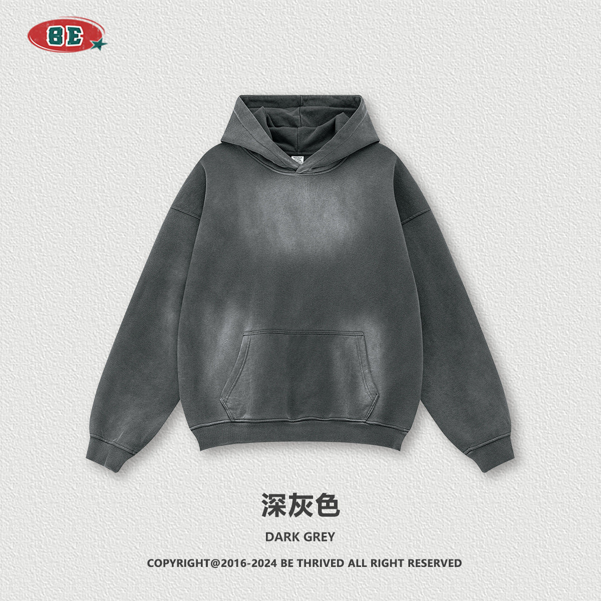 BE 360G هوديي فضفاض كبير الحجم