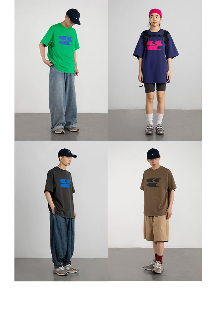 CryingCenter 3C LOGO Drop Shoulder Tee