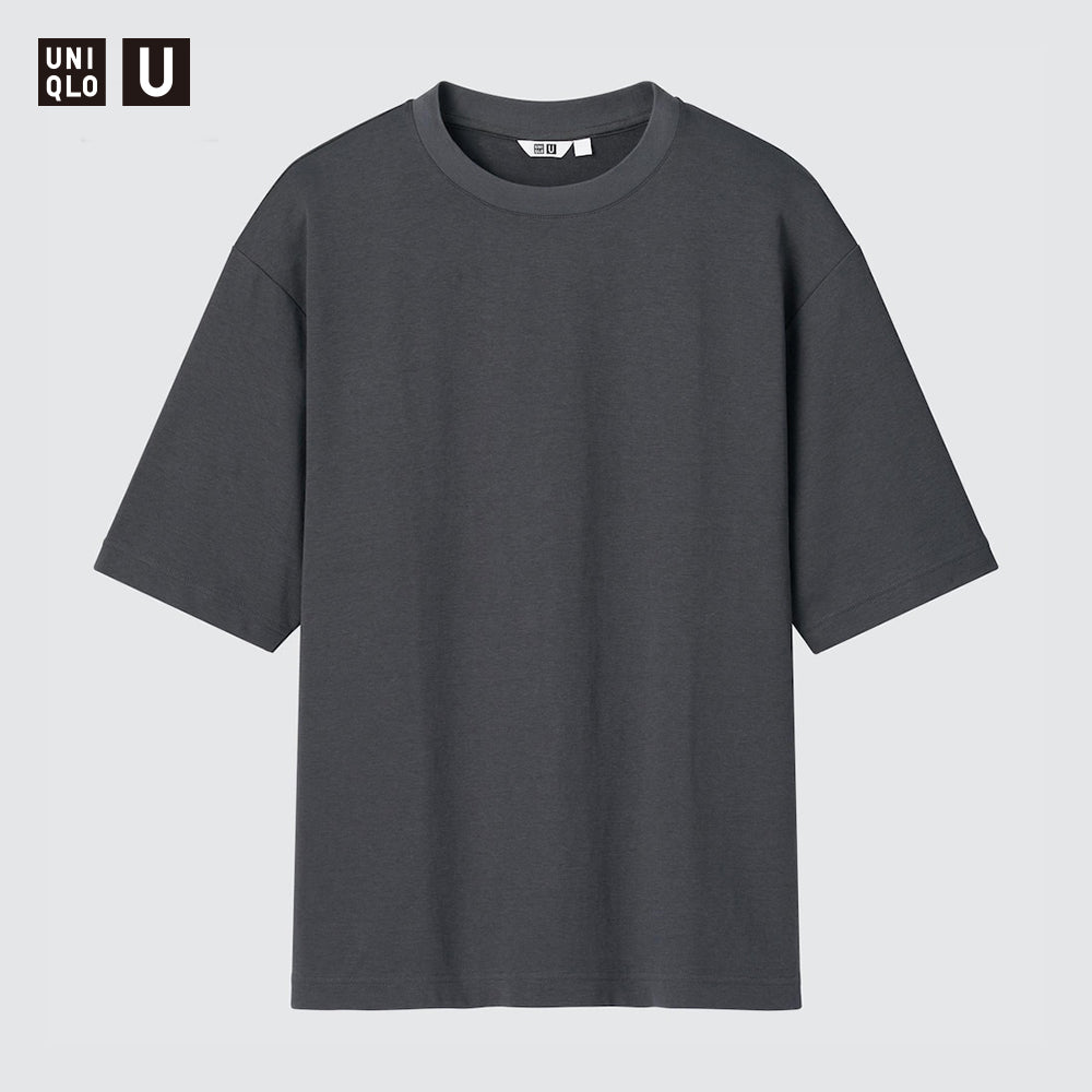 UNIQLO AIRism Loose Crew Neck Short Sleeve Tee