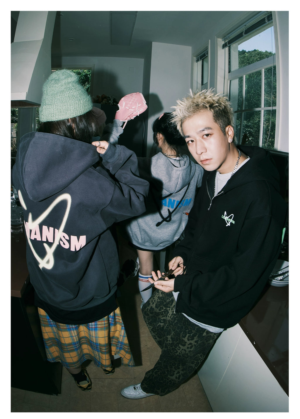 Lemanism Japanese H<3 Zipper Hoodie Jacket