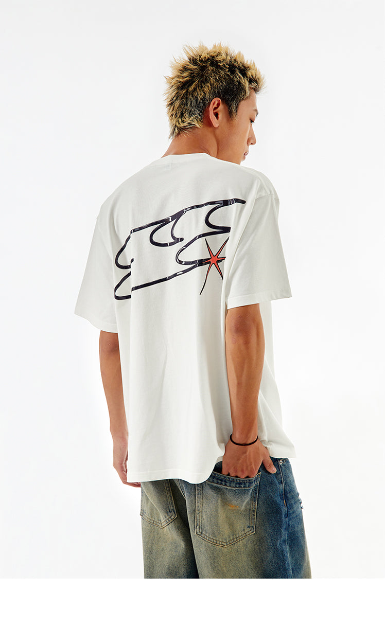 CryingCenter three-dimensional jelly Star Tee