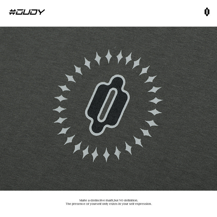 OVDY 230g Streetwear Round Neck Drop Shoulder Edition Long Sleeve sweatshirt