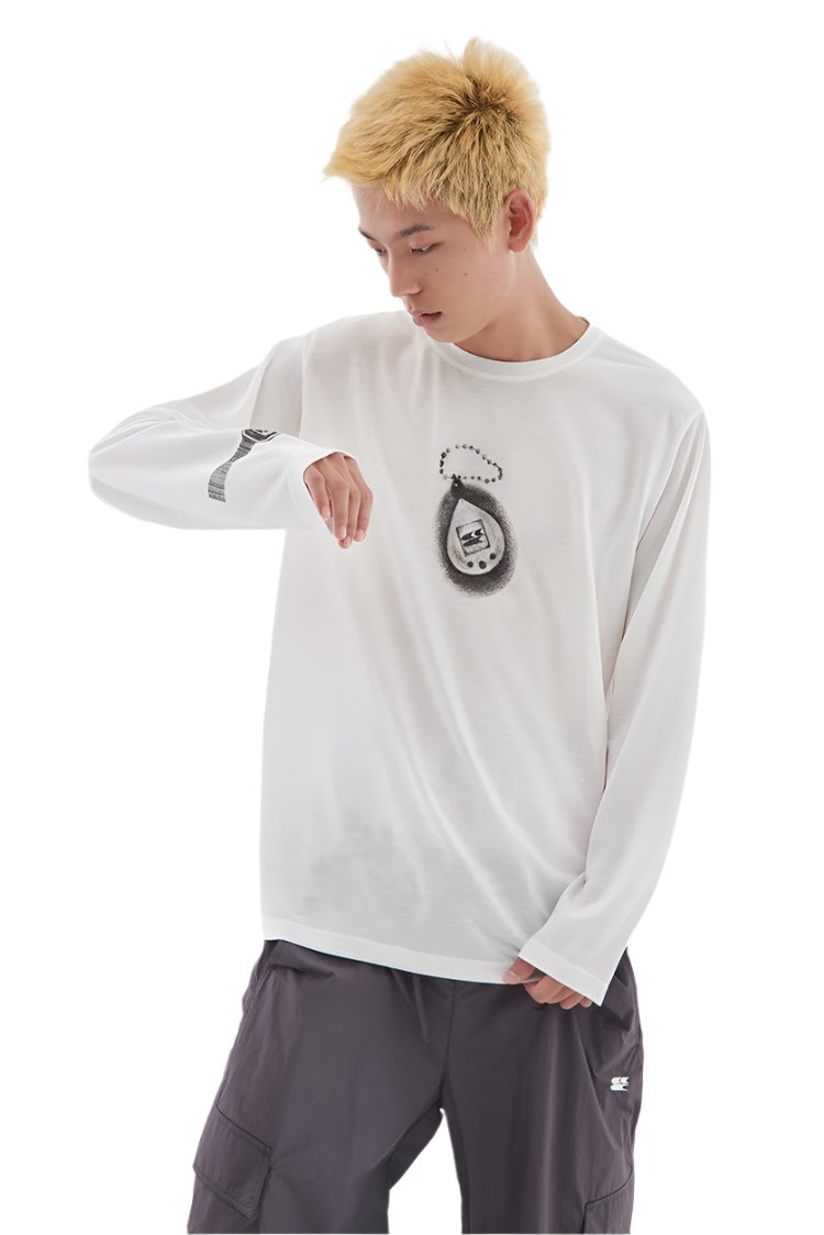 CryingCenter Retro Electronic Long Sleeve Tee