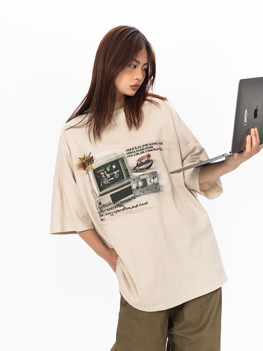 BLACKBB Design Sense Print Short Sleeve Tee