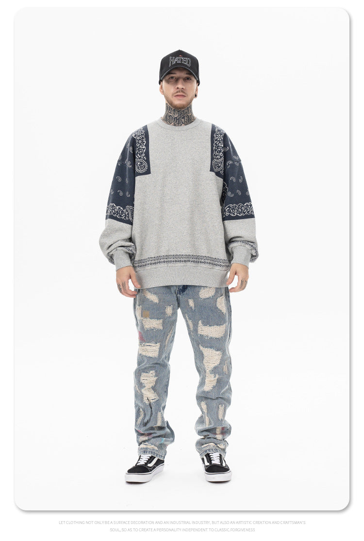 FORGIVNESS JAPANESE Cashew Flower Sweatshirt