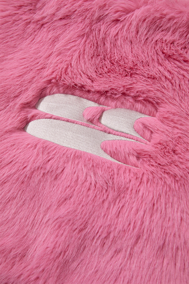 CryingCenter Special Big Logo Plush Shoulder Bag