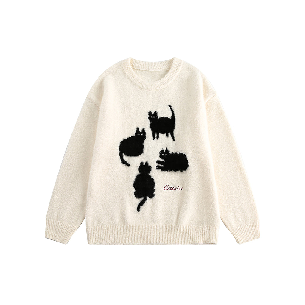 Lemanism Cat Mohair Sweater