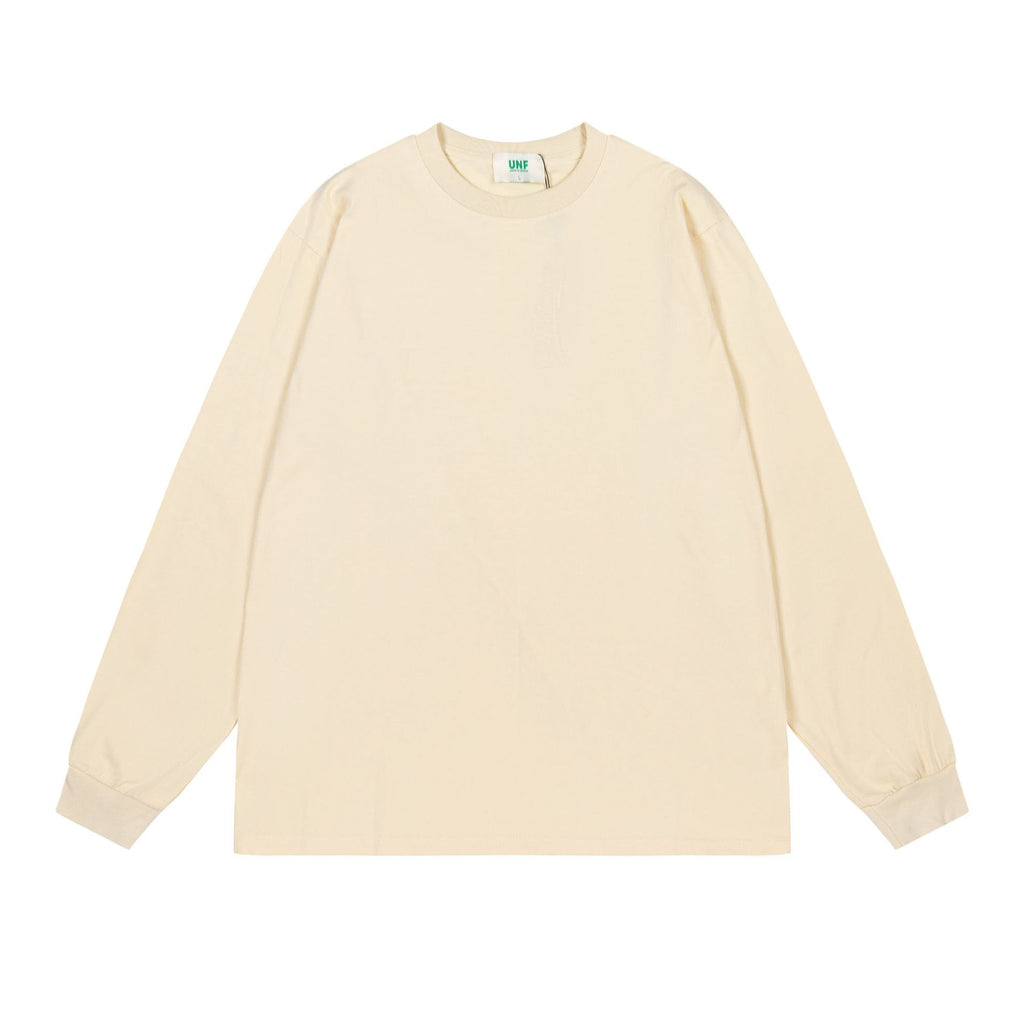 UNF Heavy 100% Cotton Loose Basic Understooth Long Sleeve Tee