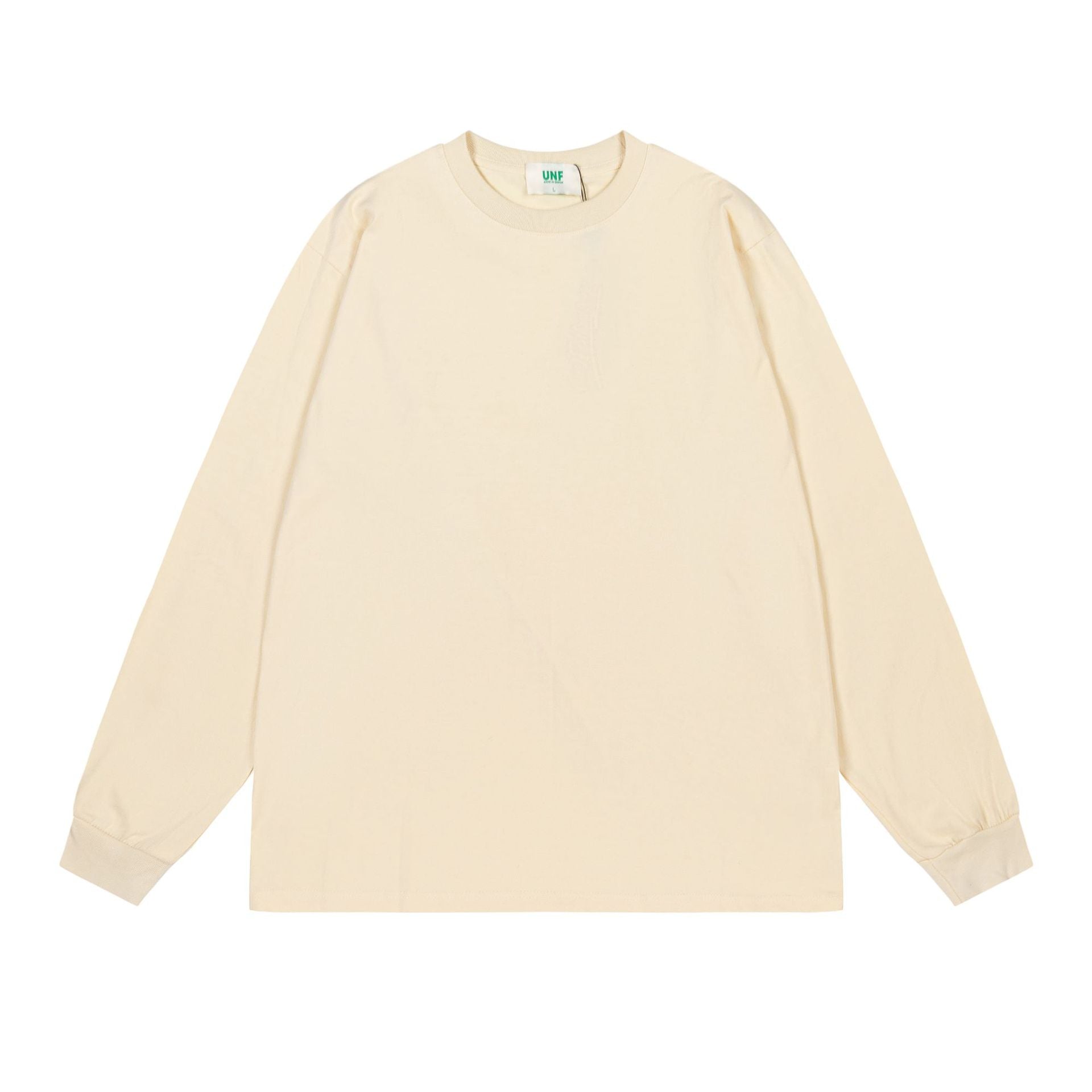 UNF Heavy 100% Cotton Loose Basic Understooth Long Sleeve Tee