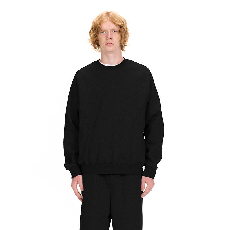 سترة UNF 500G من الصوف الثقيل بياقة دائرية