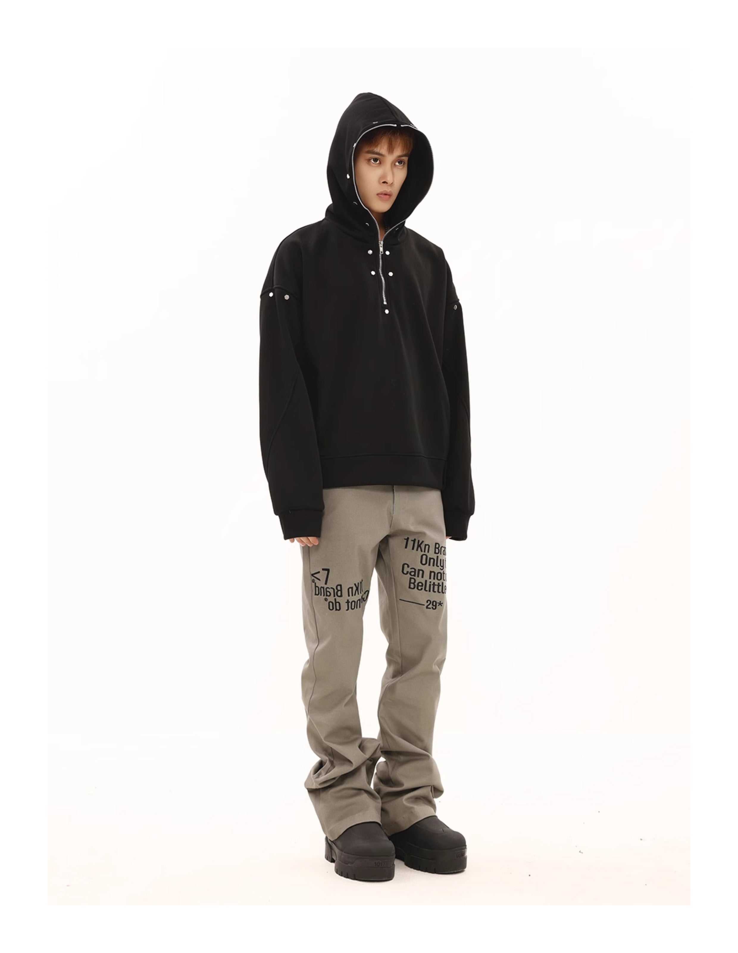 BTSG American Retro Slogan Embroidery Track Pants