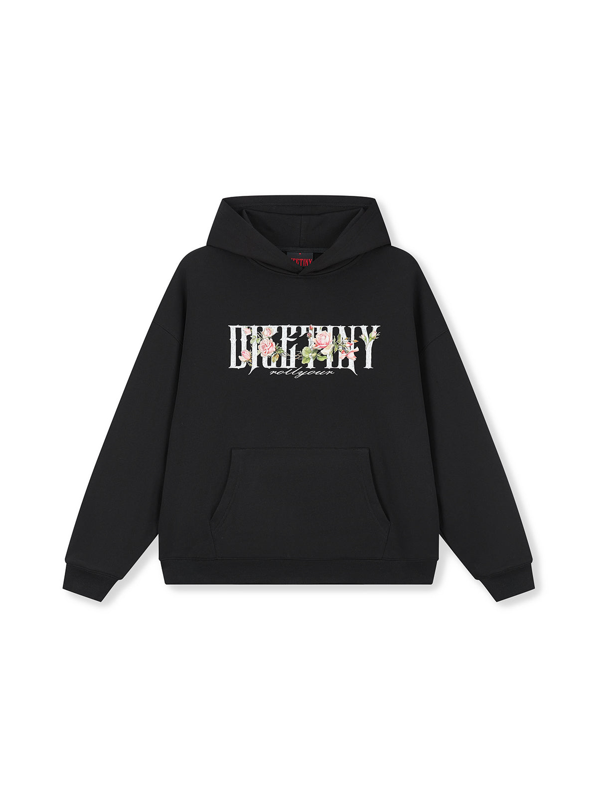 DICETINY Rose floral print hoodie
