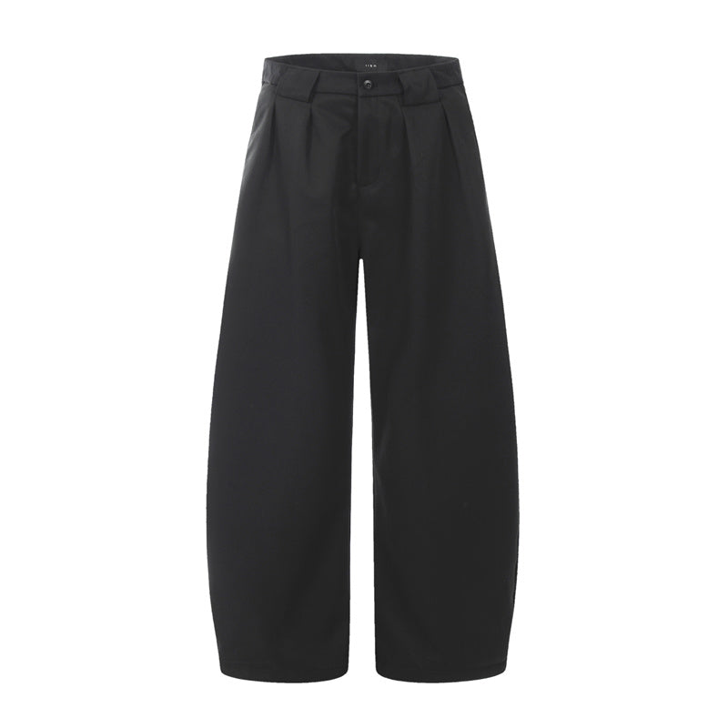 BTSG Commute Drape baggy Black Scimitar Pants