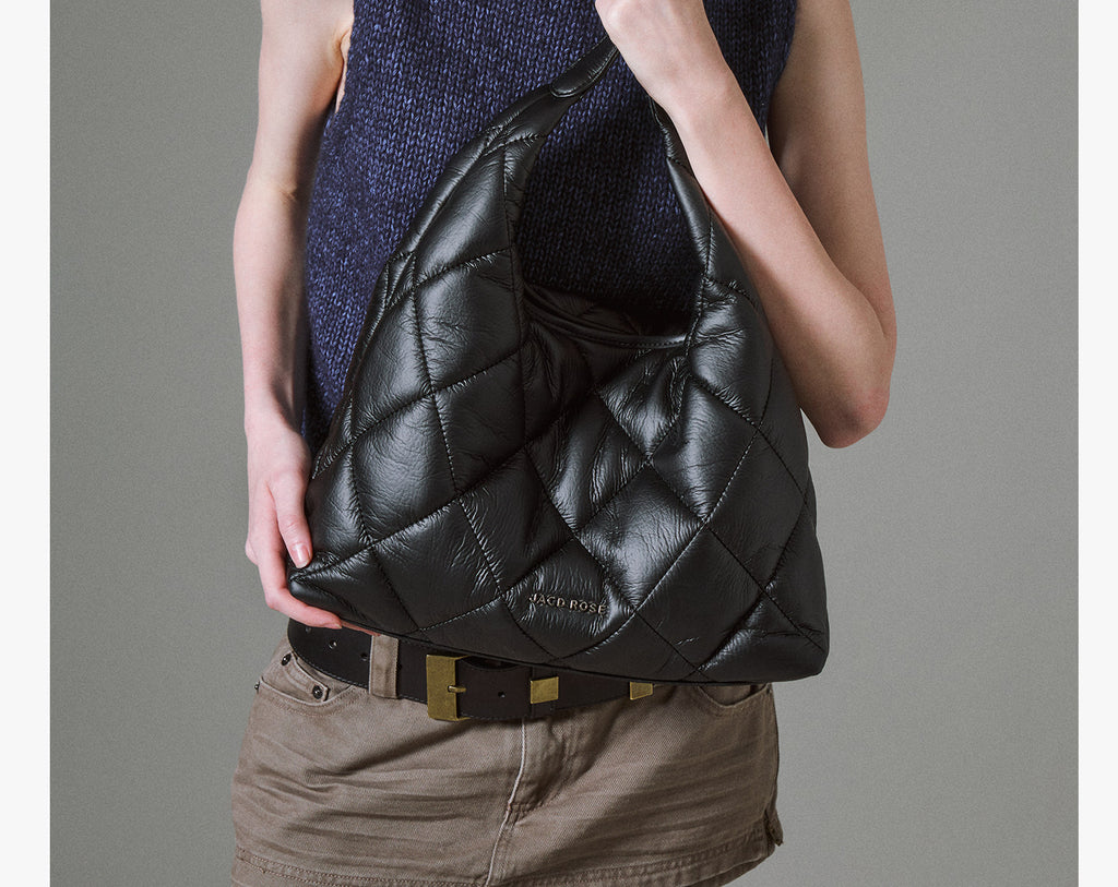JACD Black Large Capacity Commuter Tote Bag