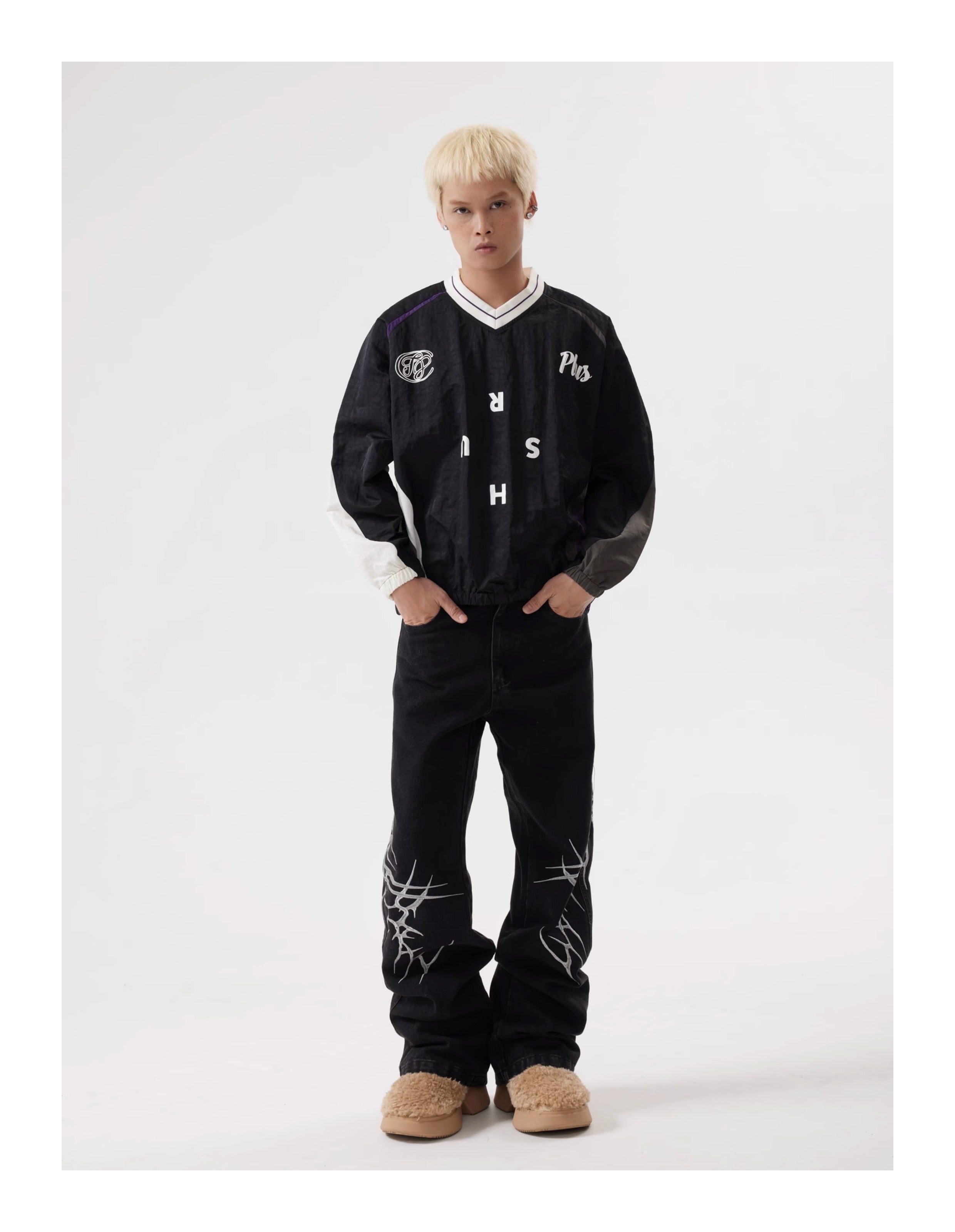 BTSG Stitching Contrast Waterproof Jersey