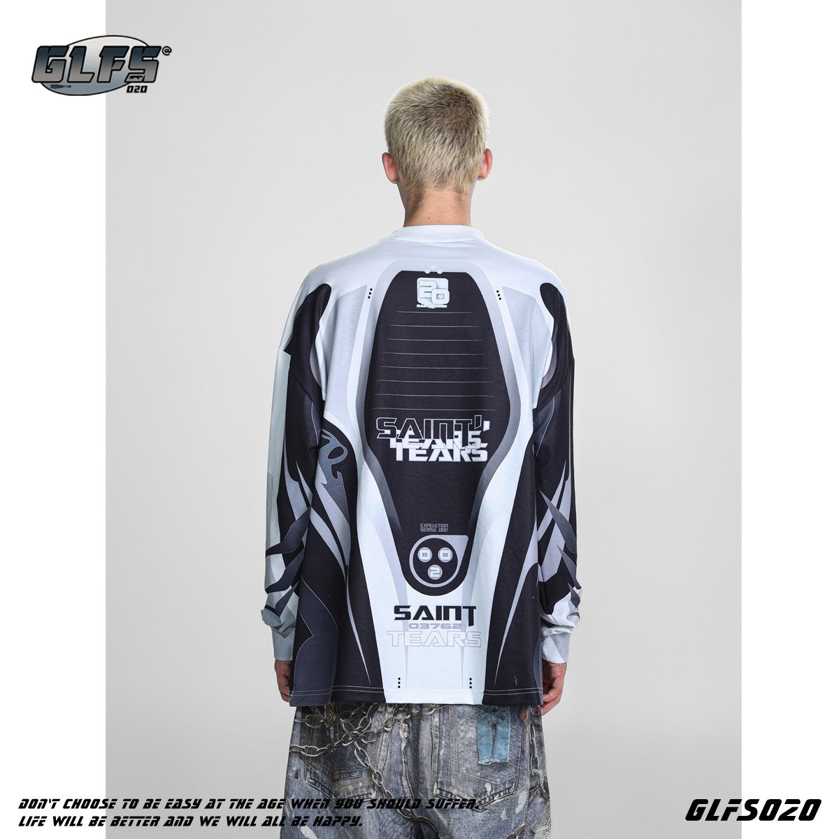 GLFS Street Style Long Sleeve Tech Pullover Top Base sweatshirt