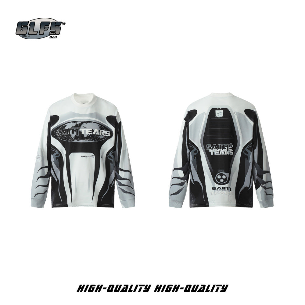 GLFS Street Style Long Sleeve Tech Pullover Top Base sweatshirt