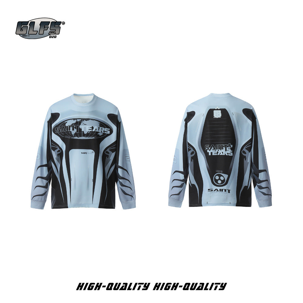 GLFS Street Style Long Sleeve Tech Pullover Top Base sweatshirt