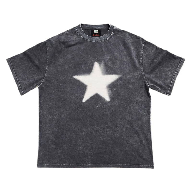 Wang Youbing Studio! Star 220g 100% Cotton Tee